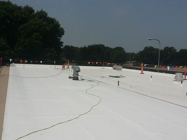 commercial pvc flat roof expert indiana